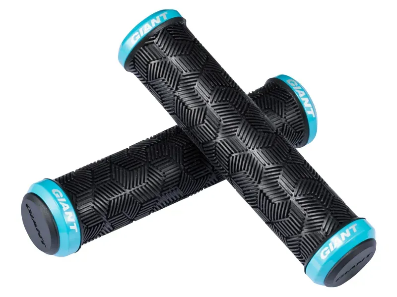 Giant Tactal Double Lock-On Grips 135mm In Black/Blue