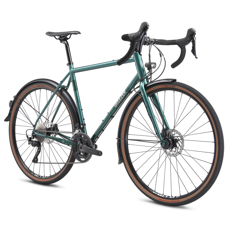 Breezer Bikes Inversion X Comp+ Gravel Bike in Emerald Green