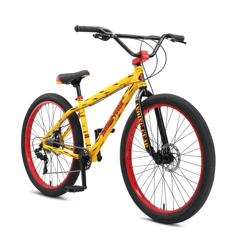 SE Bikes Savage Flyer 27.5-inch Kids' Bike in Devastating Yellow