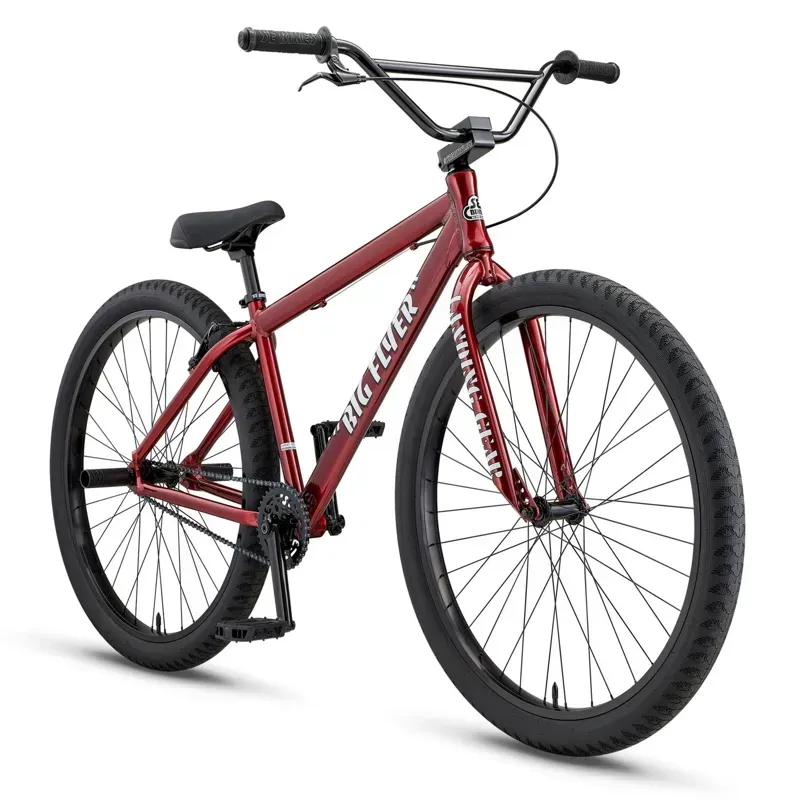SE Bikes Big Flyer 29-inch BMX in Maroon Sparkle