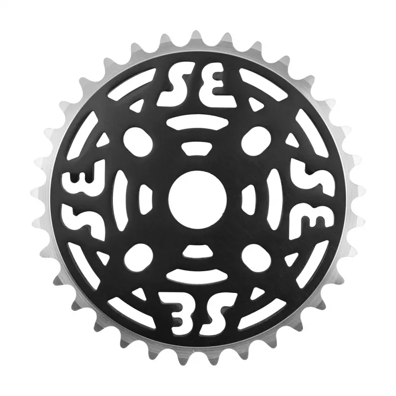 SE Bikes 33-tooth 1/8-inch 1-piece Alloy Chainring in Anodized Black