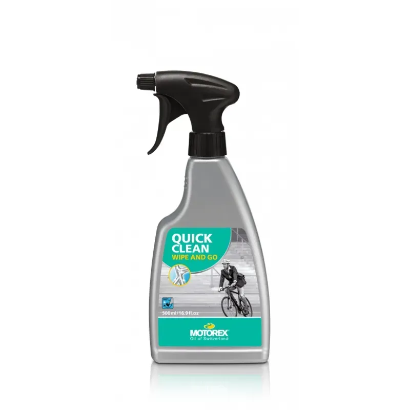 Motorex Quick Clean 500ml Cleaner in Silver/Green