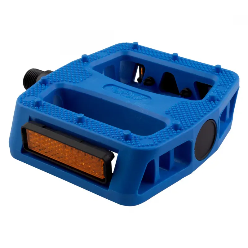 SE Bikes 12 o' Clock 9/16-inch Nylon Pedals in Blue