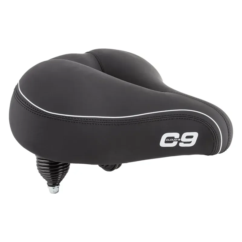 Cloud-9 Cruiser Select Airflow CS Soft Touch Vinyl Saddle in Black