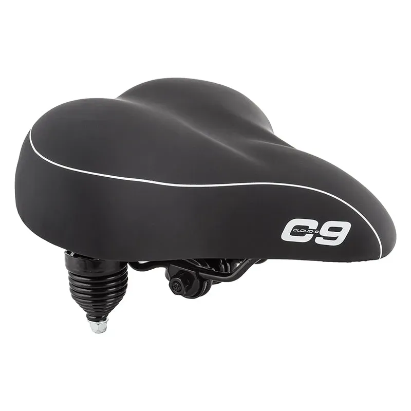 Cloud-9 Cruiser Anatomic Soft Touch Vinyl Saddle in Black