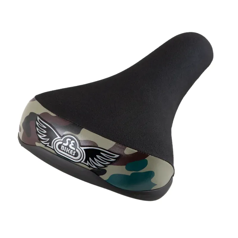SE Bikes Flyer Camo Saddle in Army Camo