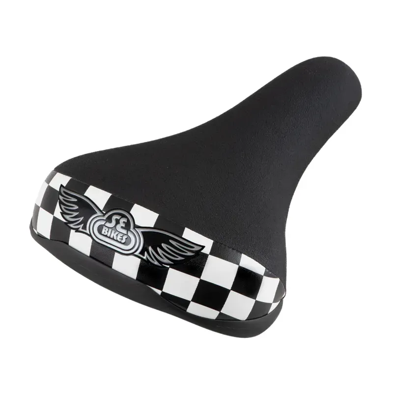 SE Bikes Flyer Checkerboard Seat in Black/White
