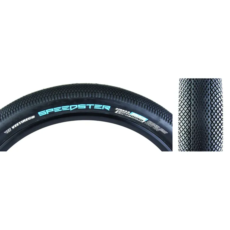 Vee Tire and Rubber Speedster 27.5x3.0-inch Folding Tire in Black