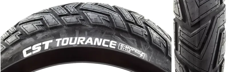CST Premium Tourance 20x4.0 Tires in Black