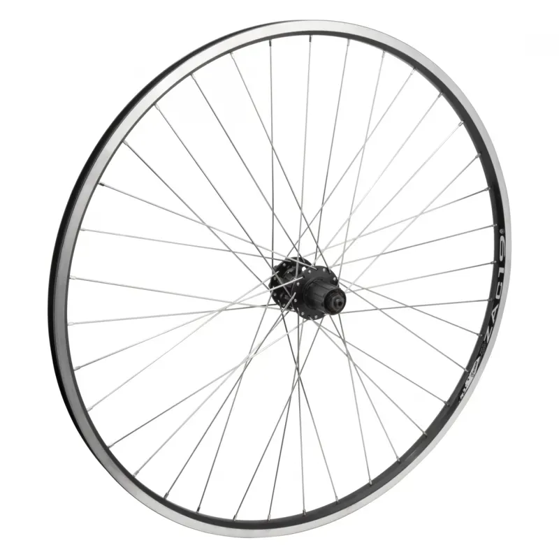 Wheel Master 700c 36-hole 135mm Al. Hybrid/Comfort R. Wheel in Black