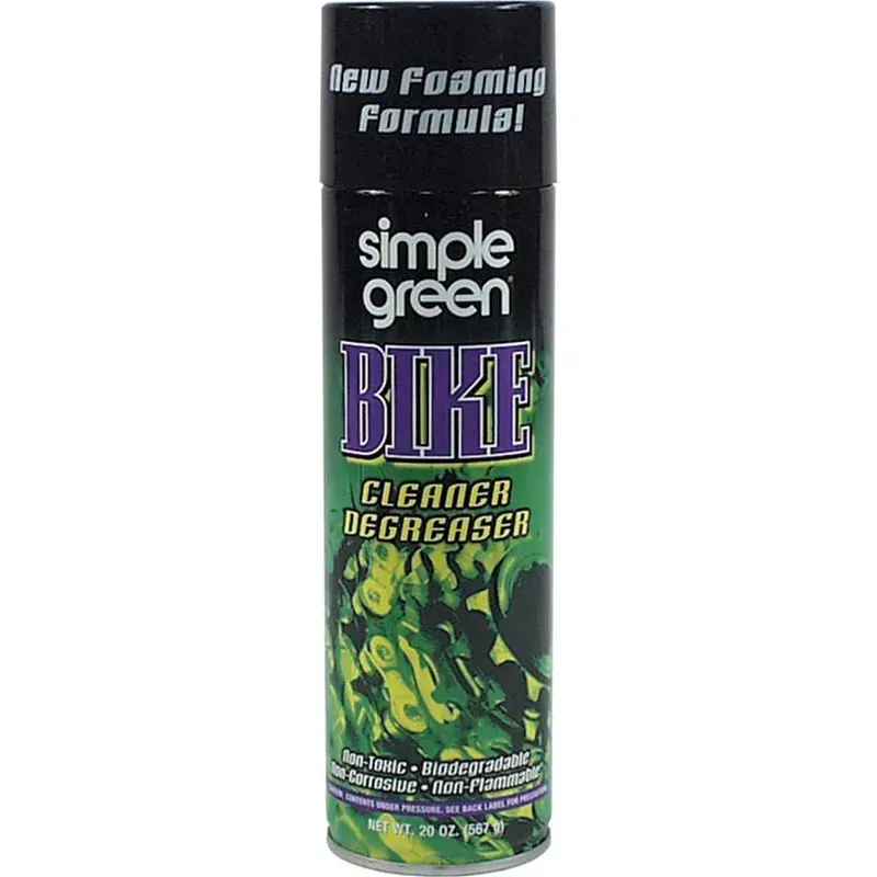 Simple Green 20oz Aerosol Bike Cleaner/Degreaser in Green