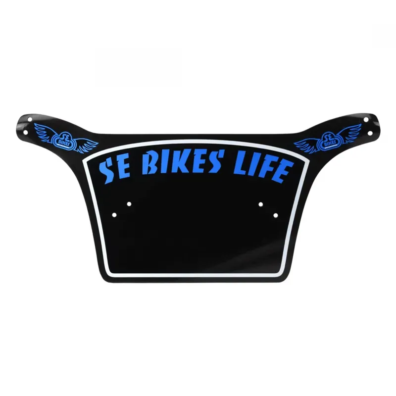 SE Bikes Rad Number Plate in Blue/Black/White