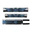 SE Bikes Frame Pad Set in Wing Fade Chrome/Black/Blue