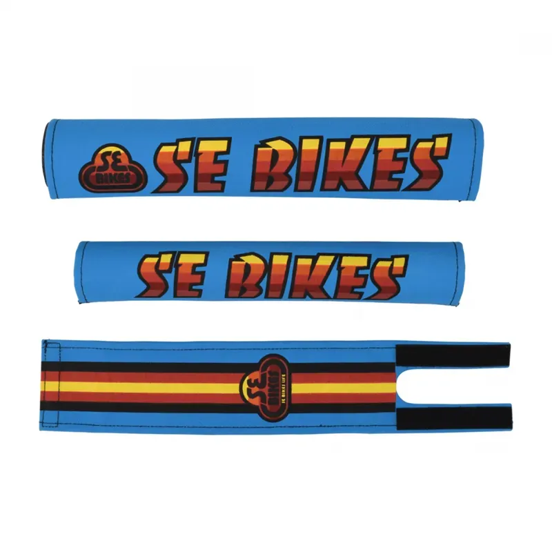 SE Bikes Frame Pad Set in Blue Multicolour