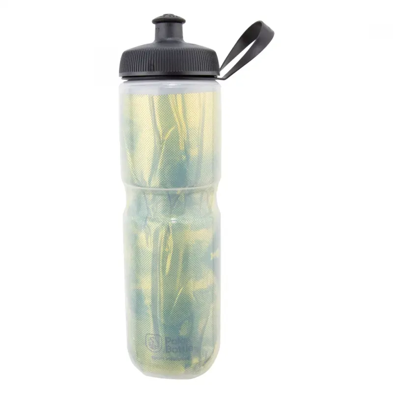 Polar Sport Insulated Bottle 24oz In Lemon Lime Fly Dye