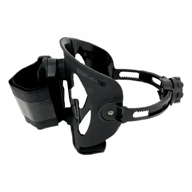 Bikase ABC Drink Bottle Cage w/ 18-inch Adj. Anywhere Strap in Black