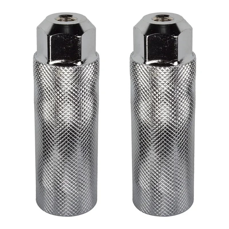 Black Ops 33x3/8 Lead Foot Axle Pegs in Silver