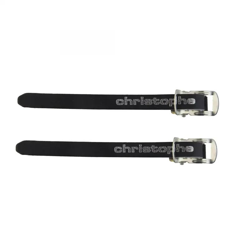 Zefal Vintage Leather 370mm Toe Straps in Black 