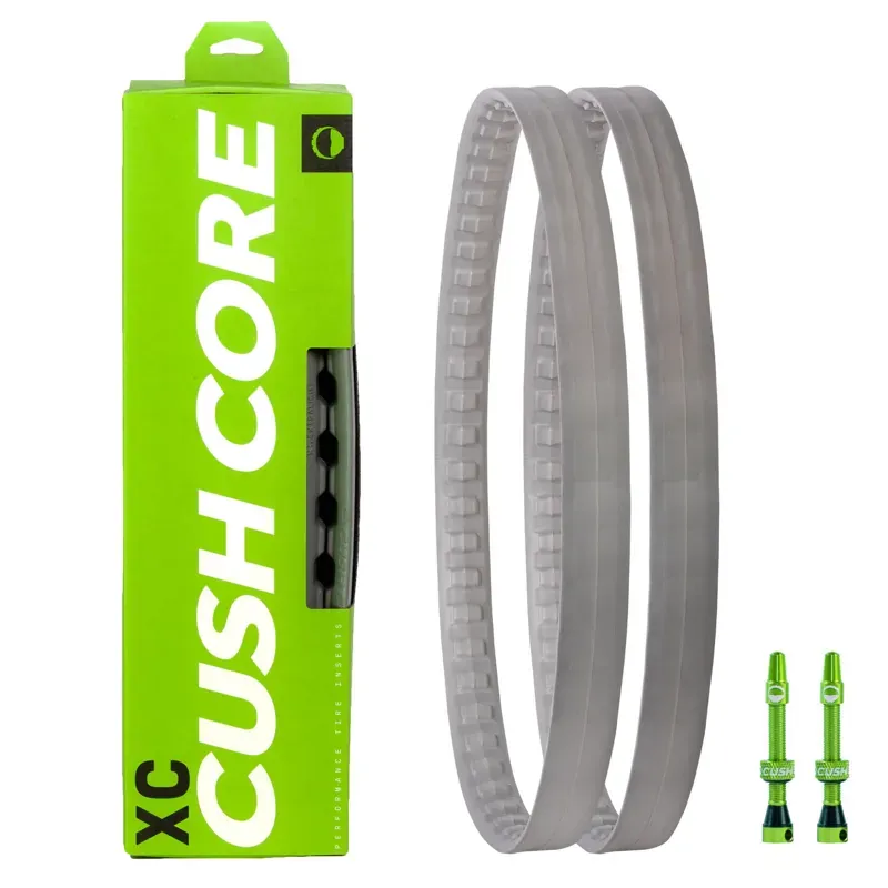 CushCore XC Tire Inserts Set 29 Pair Includes 2 Tubeless Valves