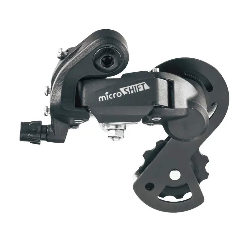 microSHIFT M21 6/7 Speed Super Short Cage Rear Derailleur in Black