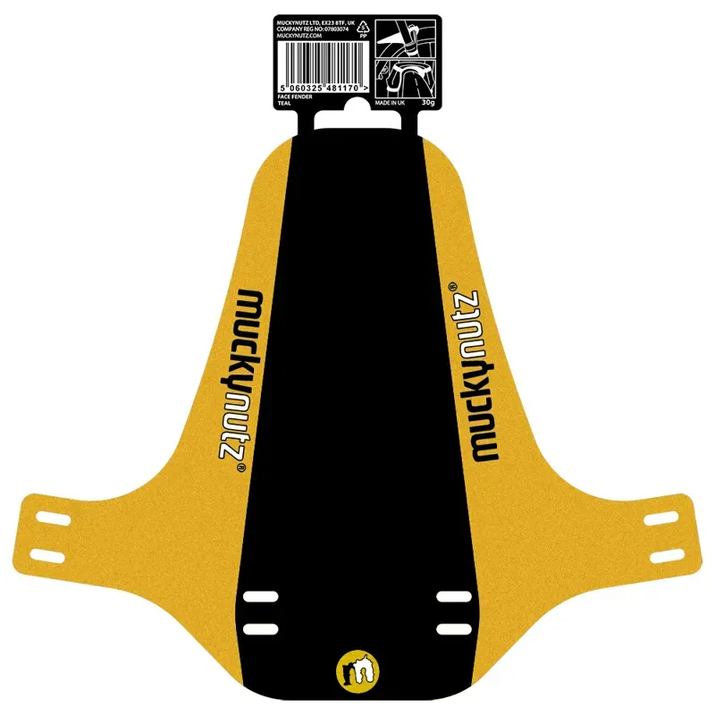 Mucky Nutz Face Front Fender in Black/Gold