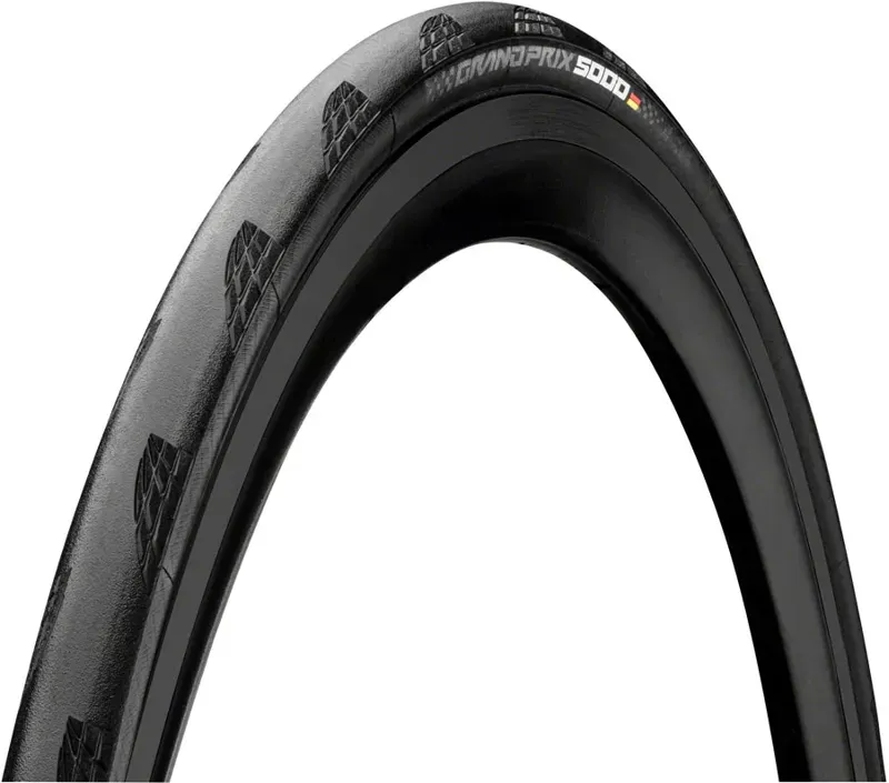 Continental Grand Prix 5000 700x23c Clincher Folding Tire in Black