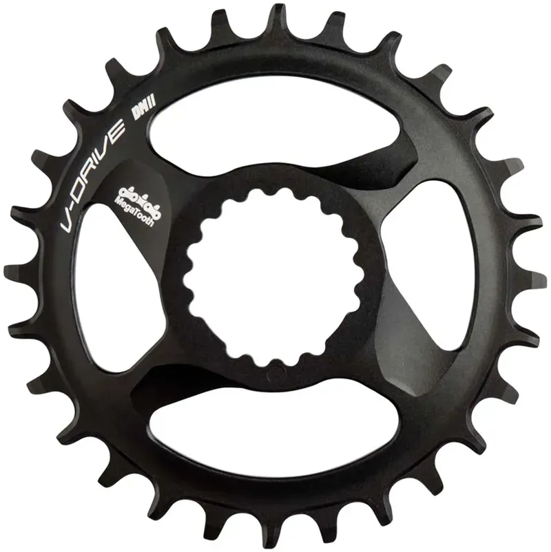 Full Speed Ahead V-Drive 30-tooth DM MegaTooth Chainring in Black