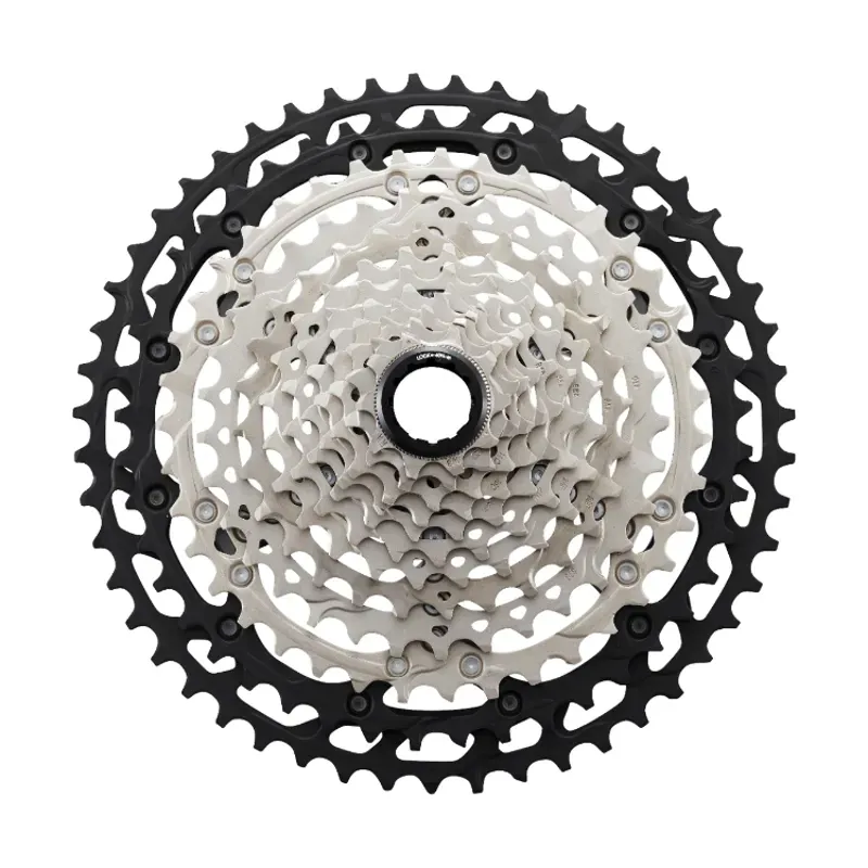 Shimano XT CS-M8100 12-speed 10-51-tooth Cassette in SIlver/Black