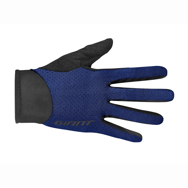 Giant Transfer Long Finger Gloves in Navy