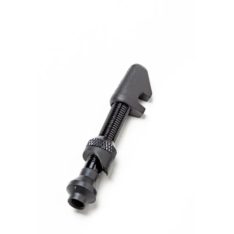 DT Swiss Aluminum Tubeless Valve - MTB or Road 49-65mm Black Single-3