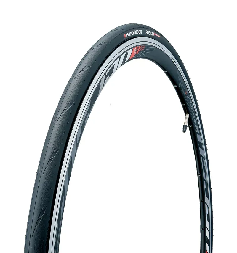 Hutchinson Fusion 5 Performance Tire - 700 x 25 Tubeless Folding Black Hardskin