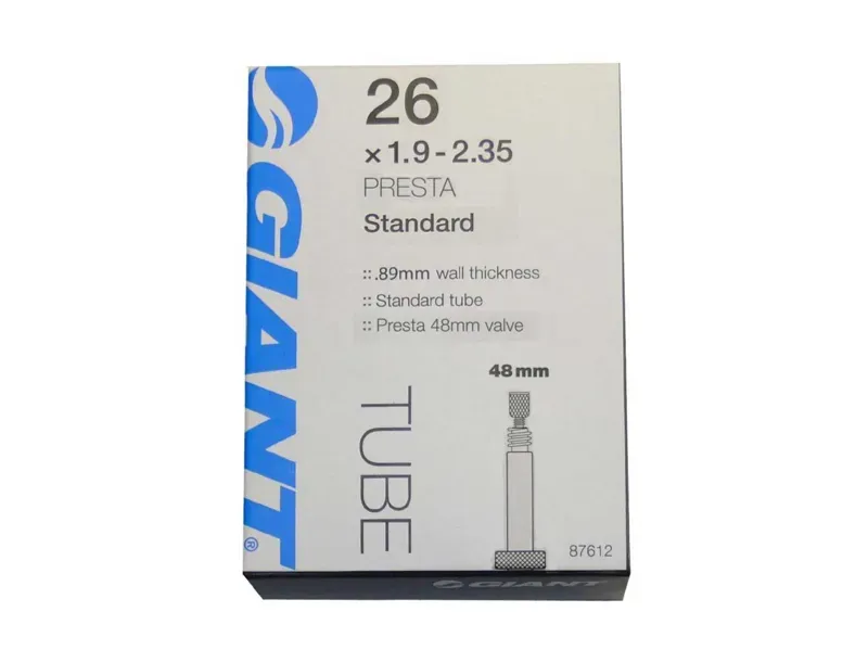 Giant Tube 26x1.90-2.35-inch Threaded PV Rem. Valve Core 48mm in Black