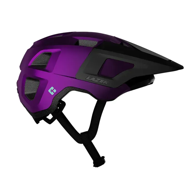 Lazer Lupo Kineticore Helmet in Purple/Black
