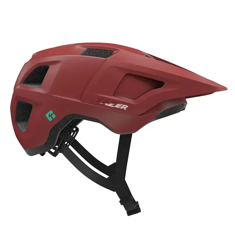 Lazer Lupo Kineticore Helmet in Maroon
