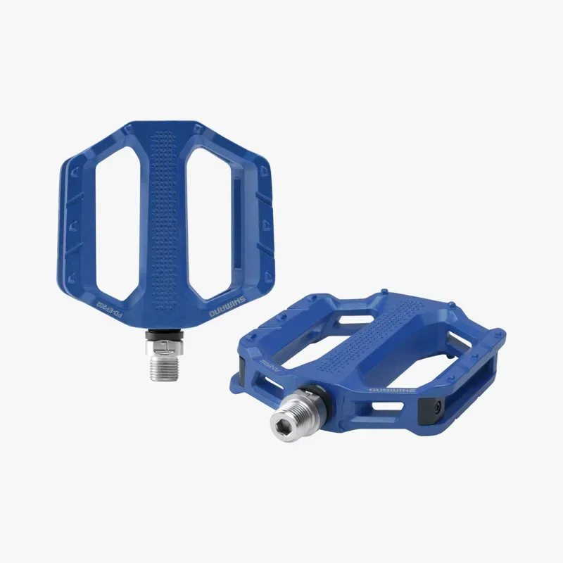 Shimano PD-EF202 Shimano Flat Pedals in Blue-2