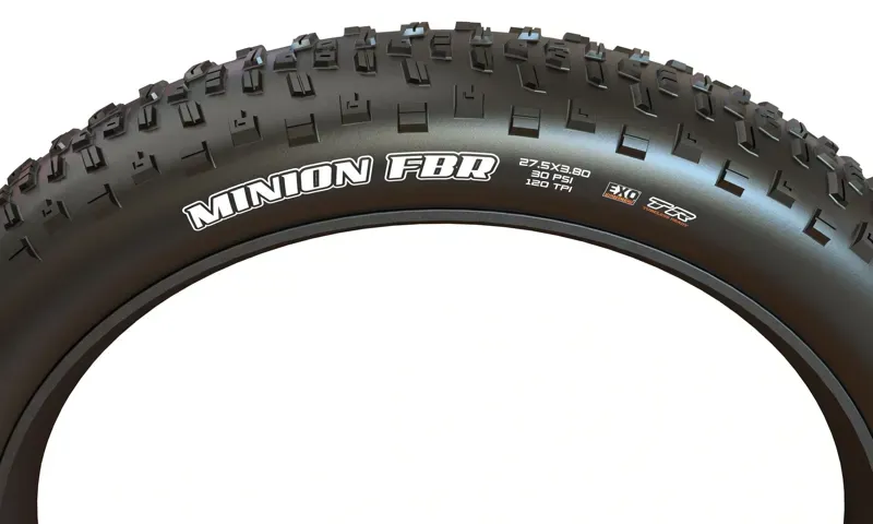 Maxxis Minion FBR 27.5x3.8 Dual EXO Tubeless Folding Tire in Black-2