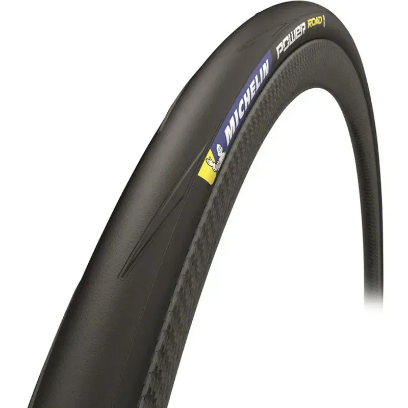Michelin Power Road TS TLR 700x25c Clincher Folding Tire in Black