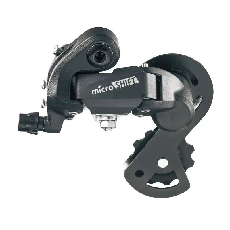 Microshift M21 6/7spd Super Short Cage Rear Derailleur in Black