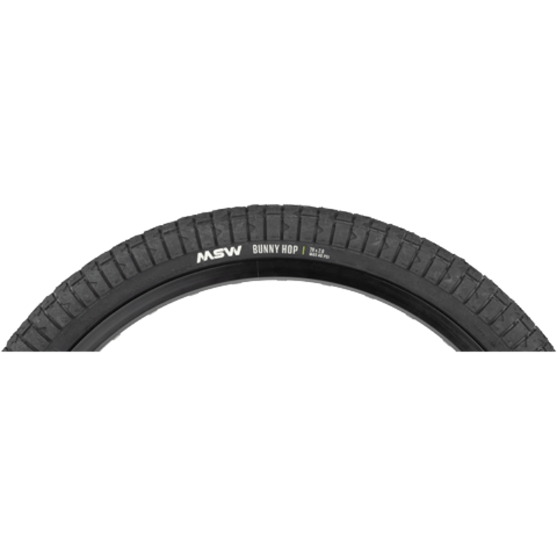 MSW Bunny Hop 20 x 2.0 Rigid Wire Bead 33tpi Tire in Black-2