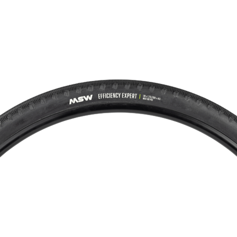 MSW Efficiency Expert 700x45c Rigid Wire Bead 33tpi Tire in Black-2