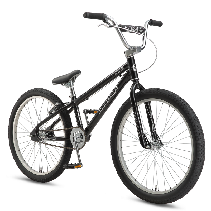 SE Bikes Basher 24-inch Kids' Bike in Black Lightning