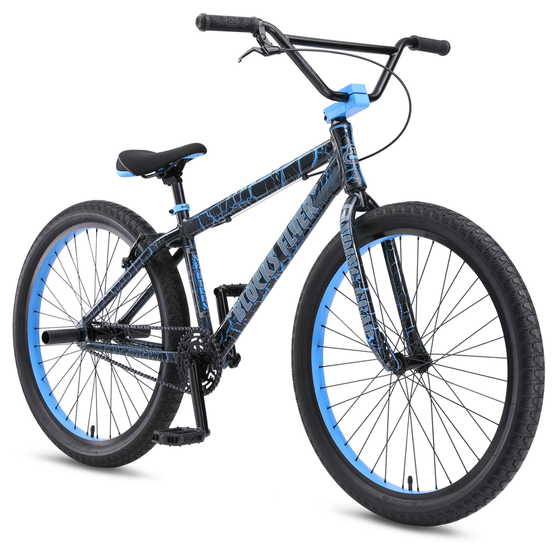 Blocks Flyer Blue Crackle 26 inch wheel