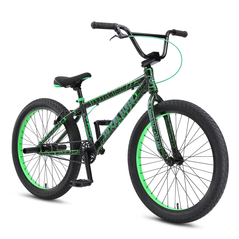 So Cal Flyer Green Crackle 24 Inch Wheel