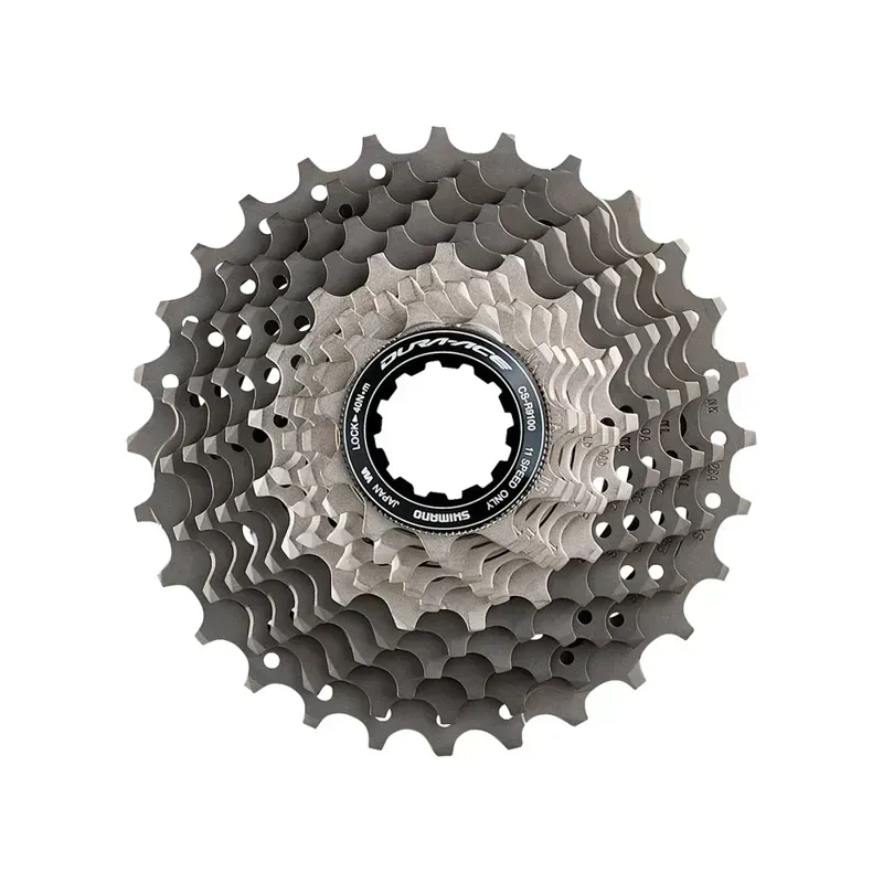 Shimano CS-R9100 Dura-Ace 11-30-tooth Cassette in Gray/Silver