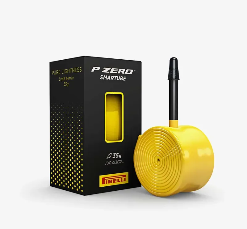 Pirelli P Zero SmarTube Tube 700x23-32mm 42mm Presta Valve in Yellow