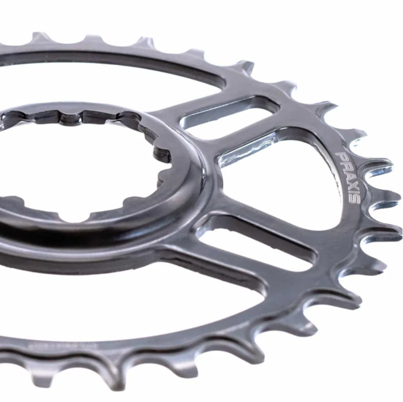 Praxis Works Steel Direct Mount NW 1x 32-tooth 3mm Chainring in Black-2