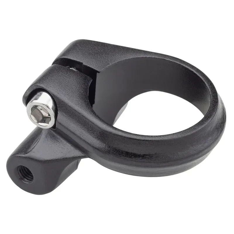 Problem Solvers 31.8mm Bolt-On Seatpost Clamp w/Rack Mounts in Black