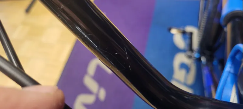 OM-DURO XL 27.5+ BLACK SPARKLE - Discounted for Minor Scratches-3