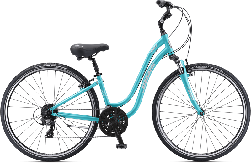 Jamis Citizen 2 Step-Thru Womens Teal - Comfort Hybrid