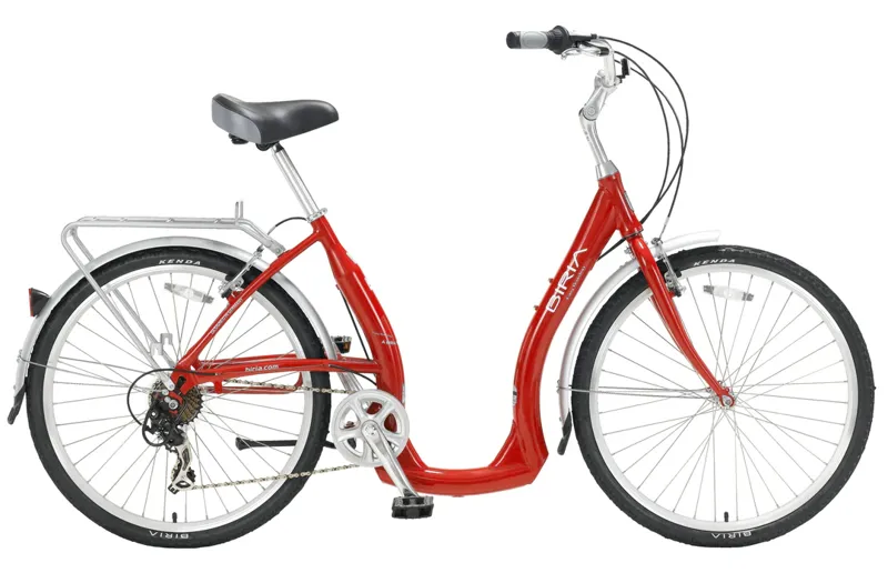 Biria Easy Boarding 7spd 40cm with Rack and Fenders - RED